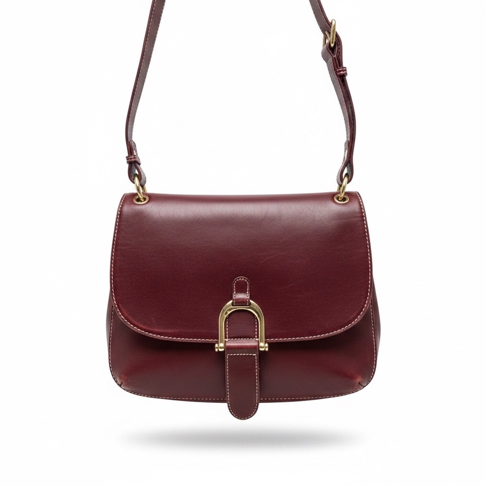 Sam Edelman Burgundy Crossbody Bag